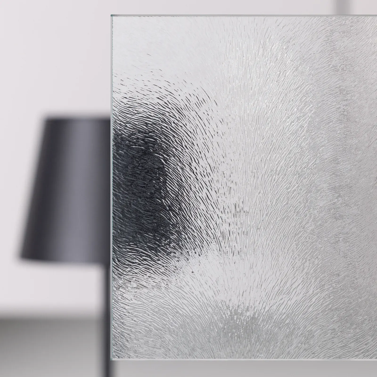 Chinchilla: Feine, dichte Struktur – nimmt die Sicht deutlich. (Foto: Frerichs Glas)